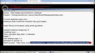 [TUTORIAL] Exploit com_sexycontactform (Joomla)