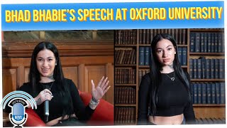 BhadBhabie Gave Oxford Speech on Making $50M on OnlyF