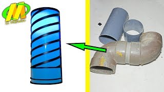 Tutorial membuat lampu dari pipa air minimalis dan keren