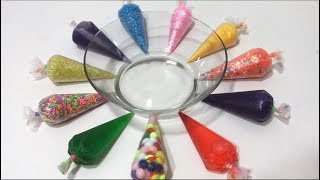 Making Slime With Pipping Bags | Will it Brown? Most Satisfying Slime Video #4| Boom Slime