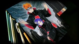 Drawing Pain And Konan / Naruto Shippuden