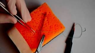 Skin suture #2 / Surgeon pro | Непрерывный обвивной шов, 1080р!