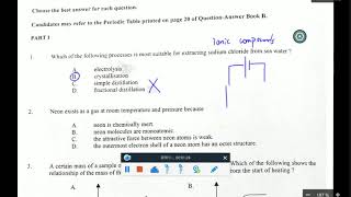 Dr Sean速解2018年CHEM MC 第1題