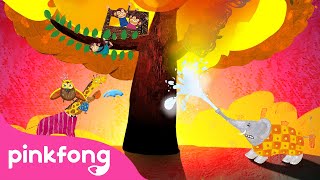 Pinkfong en español | La Casa de los Monos en Llamas | Cuentos de Autos Pinkfong Cuentos Infantiles