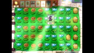 Plants vs. Zombies Приключение уровень 1-7