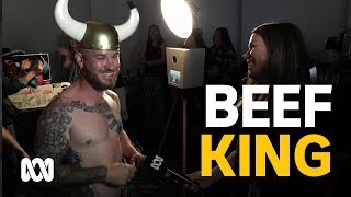 Boys strip to briefs to be crowned Mr Beef