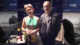 Захар Прилепин и Анна Шафран на Вести фм 08 09 2015