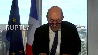 UN: France to take "all necessary action" to resume Iran talks - Le Drian
