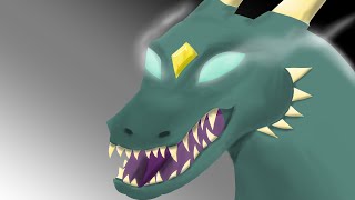 Dragon speed paint from my non existent soon to be existent manga series