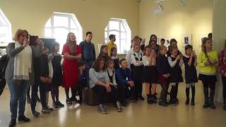 Хор Успенского мужского монастыря на открытии выставки А.Куприянова  "Сибирь / Лица Сибири"