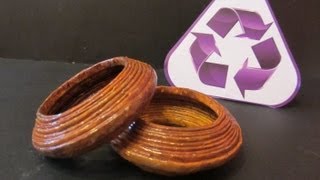 Reciclaje: Pulsera o brazalete. Recycling: Bracelet.