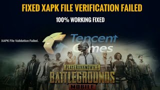 PUBG MOBILE XAPK file verification failed fix | error fixed |  how to fix xapk file error