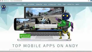 How to download and Install Andy in Desktop