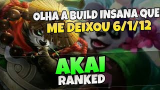 AKAI - Modo Ranqueado / Gameplay + BUILD - Mobile Legends