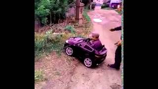 Тест драйв детского электромобиля BMW X6 Hamman - raspashonka.com.ua