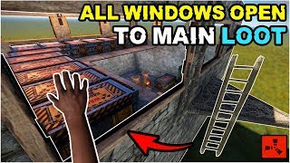 UNLOCKED Windows Got ME MAIN LOOT, TWICE On DAY ONE!! - Rust Solo Survival Ep1