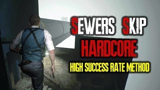Resident Evil 2 Remake - Hardcore Sewers Skip (High Success Rate Method)