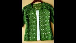 Tığ işi Örgü Bluz, Hırka, Ceket ve Kazak Modelleri & Crochet