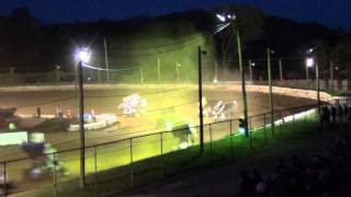 Susquehanna Speedway Park 410 Sprint Car Highlights 5-12-13