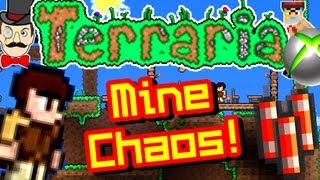 TERRARIA Xbox 360 - MINE CHAOS!