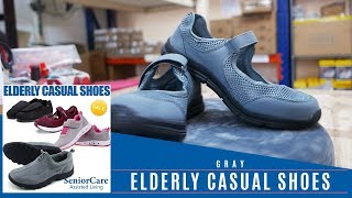 Walking Casual Velcro Shoes For Elderly Women