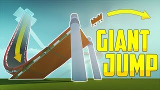 GIANT CUSTOM STUNT RAMP JUMP! - Scrap Mechanic Multiplayer Monday