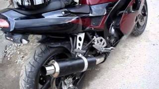 Kawasaki ZXR 400 Проверка выхлопа