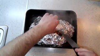Очень  сочная свинина в фольге в духовке