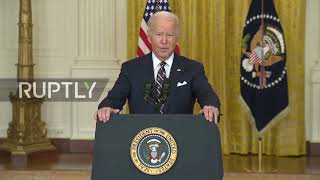 USA: Biden announces 'first tranche' of US sanctions over 'beginning of Russian invasion' in Ukraine