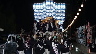 令和元年 菅生 試験曳き 菅生天満宮付近 だんじり祭り 菅生天満宮秋祭り