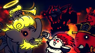 The Battle Cats - Archangel Le'Saint VS BOOSTED Ramen & Friends (+SpeedRun)