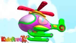 Learn numbers with the Zeem Zoom helicopter! Animation.