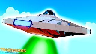 If Your UFO Can't Abduct, DESTROY! - Trailmakers Early Access Gameplay