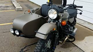 2018 Ural GearUp Olive Drab Sidecar Motorcycle with 2WD