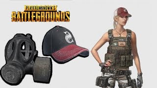 Gas Mask & Vintage Baseball Hat (Black) skins [PlayerUnknown's Battlegrounds | PUBG]
