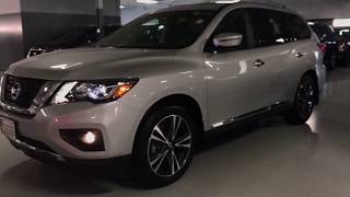 2017 Nissan Pathfinder Platinum start up and walk around #P10880