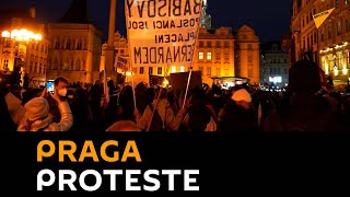 #Praga, proteste contro misure anti-COVID-19