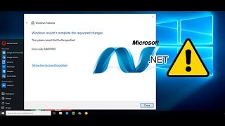 Cómo instalar Net Framework 3.5 en Windows 10 y 8 si da error [0x800f0906, 907, 81f...] offline