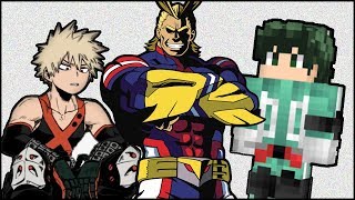 Midoriya, Bakugou and All Might in Anime Battle Arena!