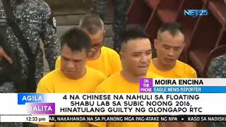 Four HK nationals sentenced to life imprisonment for illegal drug possession in Subic
