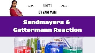 |tricks 10.56  Sandmayers & Gattermann Reaction | CBSE Class12 |chemistry cbse