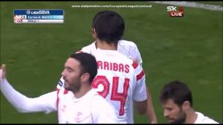 Primer gol de Carlos Bacca hoy al Eibar en España