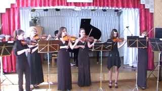 Открытие конкурса (Ансамбль скрипачей)