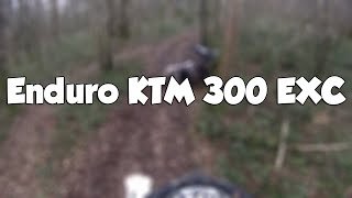 ENDURO KTM 300 EXC SIX DAYS 2016 #3 : Chutes, Cotes ..