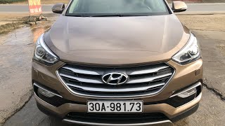 Santafe  2016  MÁY DẦU BẢN FULL  MÀU VÀNG CÁT