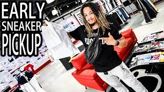 EARLY LOOK SNEAKER PICKUP VLOG !!!