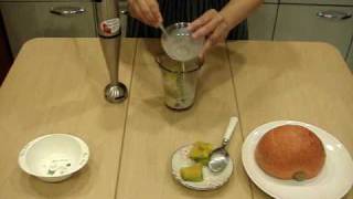 有機南瓜泥 - Cuisinart Hand blender 食物泥攪拌器 超好用!!