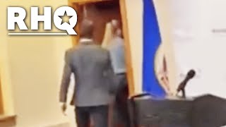 Mayor Of Minneapolis Storms Out Of Press Conference