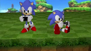 Sonic CD PS3 iPhone comparrason