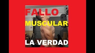 Fallo muscular. Bueno o malo?La respuesta para máximo resultado sin lesiones.